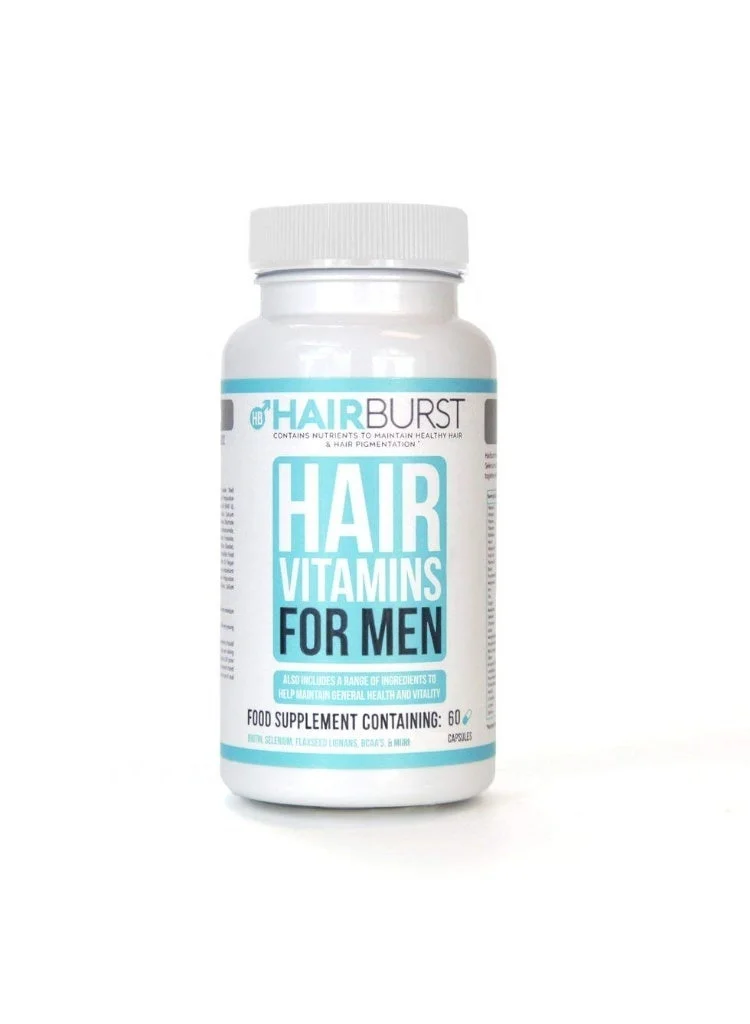 هيربرست فيتامينات الشعر للرجال - تساعد على منع تساقط الشعر - فيتامينات متعددة للرجال تحتوي على  فيتامين ومعدن بما في ذلك البيوتين